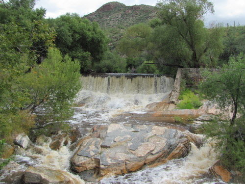 sabino canyon dam flooding